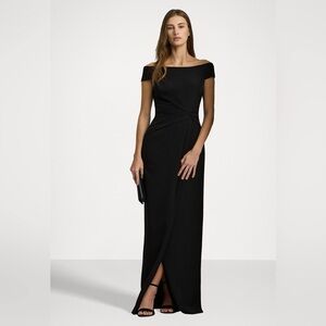 Vestido Lauren Ralph Lauren Saran Short Sleeve Gown – Talla 6